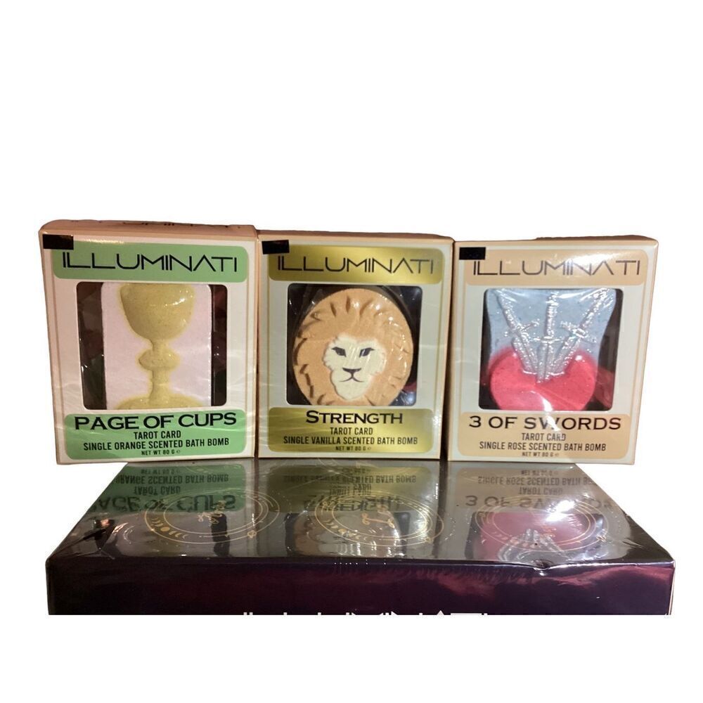 Bundle Of 3 Nwt Tarot Card Bath Bombs Cosmetics Beauty Gift